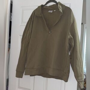 Men's Mango Zipper Cotton Sweater